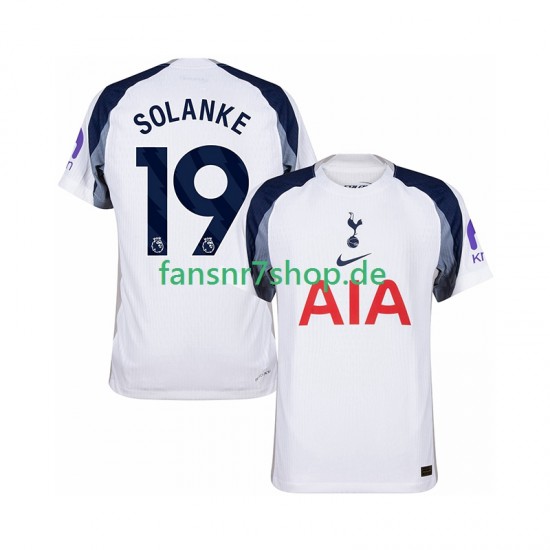 Tottenham Hotspur fußball trikot Solanke 19 Herren Heim 2025-2026 Kurzarm