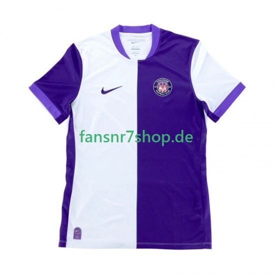 Toulouse FC fußball trikot Herren Heim 2025-2026 Kurzarm