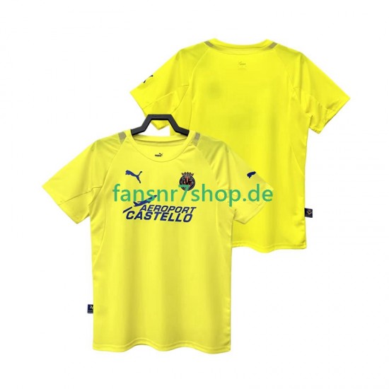 Villarreal CF fußball trikot 2005 Herren Heim Retro 2006 Kurzarm