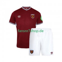 West Ham United fußball trikot Kinder Heim 2025-2026 Kurzarm