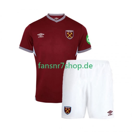 West Ham United fußball trikot Kinder Heim 2025-2026 Kurzarm