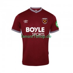 West Ham United fußball trikot Herren Heim 2025-2026 Kurzarm