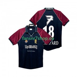 West Ham United fußball trikot LAMPARD 18 Iron Maiden Herren Heim Retro 1999 Kurzarm