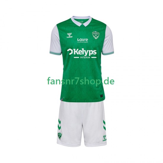 fußball trikot AS Saint-Etienne Kinder Heim 2025-2026 Kurzarm fußball trikot AS Saint-Etienne Kinder Heim 2025-2026 Kurzarm