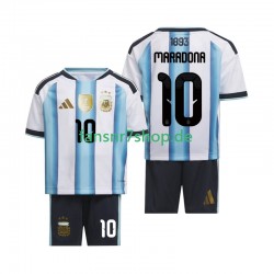 Argentinien fußball trikot WM 2026 Maradona 10 Kinder Heim Kurzarm