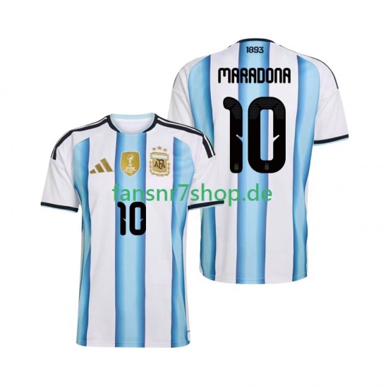 Argentinien fußball trikot WM 2026 Maradona 10 Herren Heim Kurzarm
