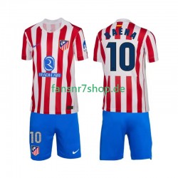 Atlético Madrid fußball trikot Alex Baena 10 Kinder Heim 2025-2026 Kurzarm Atlético Madrid fußball trikot Alex Baena 10 Kinder Heim 2025-2026 Kurzarm