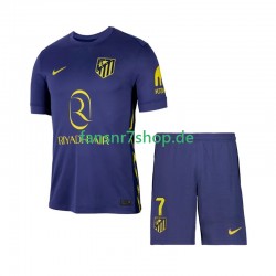 Atlético Madrid fußball trikot Antoine Griezmann 7 Kinder Auswärts 2025-2026 Kurzarm