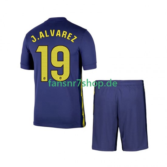 Atlético Madrid fußball trikot Julian Alvarez 19 Kinder Auswärts 2025-2026 Kurzarm