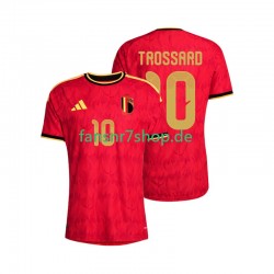 Belgien fußball trikot WM 2026 Leandro Trossard 10 Herren Heim Kurzarm