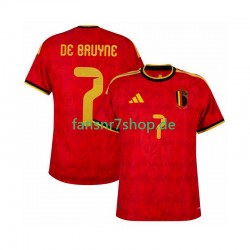 Belgien fußball trikot WM 2026 de bruyne 7 Herren Heim Kurzarm