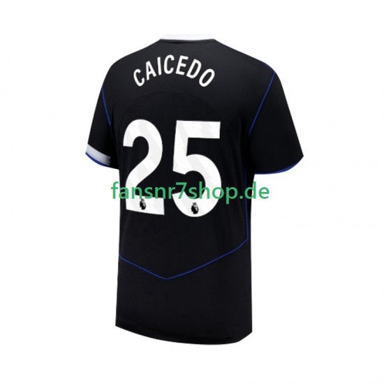 Chelsea fußball trikot Moises Caicedo 25 Herren Ausweich 2025-2026 Kurzarm