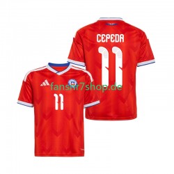 Chile fußball trikot Lucas Cepeda 11 Herren Heim 2026 Kurzarm