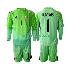 Costa Rica fußball trikot Keylor Navas 1 Torhüter Kinder Heim 2025 Langarm Costa Rica fußball trikot Keylor Navas 1 Torhüter Kinder Heim 2025 Langarm
