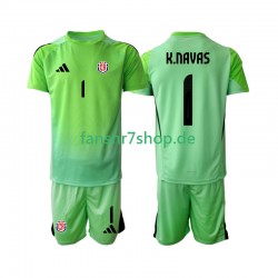 Costa Rica fußball trikot Keylor Navas 1 Torhüter Kinder Heim 2025 Kurzarm Costa Rica fußball trikot Keylor Navas 1 Torhüter Kinder Heim 2025 Kurzarm