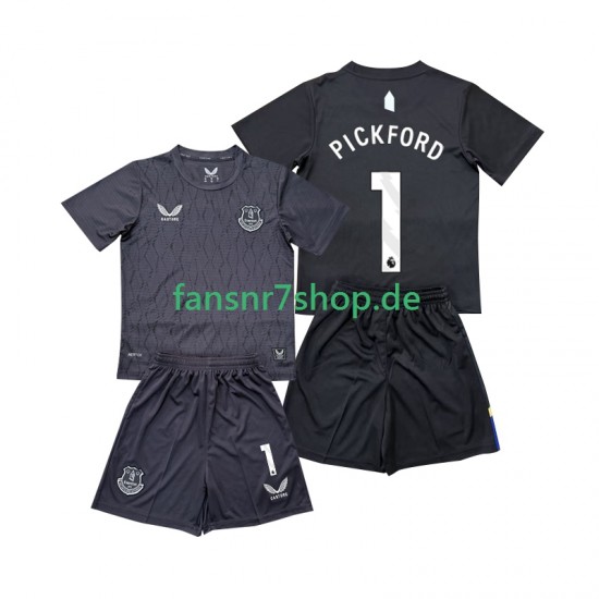 Everton fußball trikot FC Pickford 1 Torhüter Kinder Auswärts 2025-2026 Kurzarm Everton fußball trikot FC Pickford 1 Torhüter Kinder Auswärts 2025-2026 Kurzarm