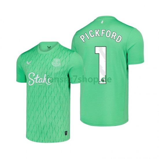 Everton fußball trikot FC Pickford 1 Torhüter Herren Heim 2025-2026 Kurzarm