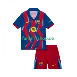 FC Barcelona fußball trikot Kinder Viertes 2025-2026 Kurzarm