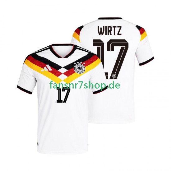 Deutschland fußball trikot WM 2026 Florian Wirtz 17 Herren Heim Kurzarm