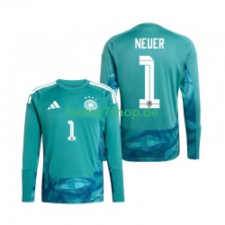 Deutschland fußball trikot WM 2026 Manuel Neuer 1 Torhüter Herren Heim Langarm