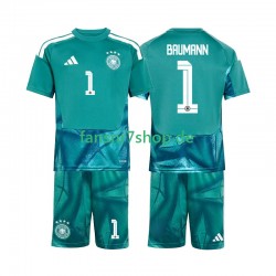 Deutschland fußball trikot WM 2026 Oliver Baumann 1 Torhüter Kinder Heim Kurzarm