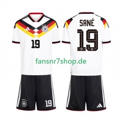 Deutschland fußball trikot WM 2026 Leroy Sane 19 Kinder Heim Kurzarm