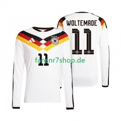 Deutschland fußball trikot WM 2026 Woltemade 11 Herren Heim Langarm
