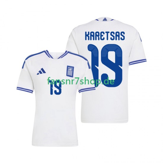 Griechenland fußball trikot Konstantinos Karetsas 19 Herren Heim 2026 Kurzarm