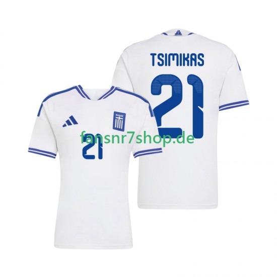 Griechenland fußball trikot Konstantinos Tsimikas 21 Herren Heim 2026 Kurzarm