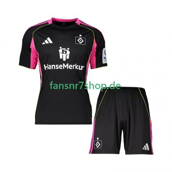 Hamburger SV fußball trikot Kinder Ausweich 2025-2026 Kurzarm