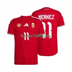 Ungarn fußball trikot WM 2026 Kerkez 11 Herren Heim Kurzarm