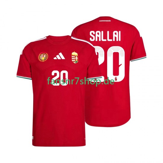 Ungarn fußball trikot WM 2026 Sallai 20 Herren Heim Kurzarm