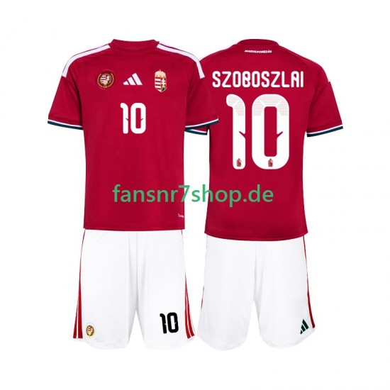 Ungarn fußball trikot WM 2026 Szoboszlai 10 Kinder Heim Kurzarm