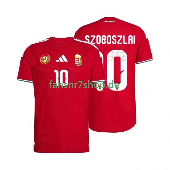Ungarn fußball trikot WM 2026 Szoboszlai 10 Herren Heim Kurzarm