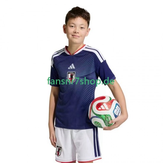 Japan fußball trikot WM 2026 Kinder Heim Kurzarm