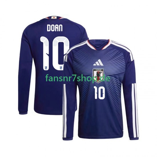 Japan fußball trikot WM 2026 Ritsu Doan 10 Herren Heim Langarm