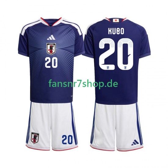 Japan fußball trikot WM 2026 Kubo 20 Kinder Heim Kurzarm