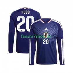 Japan fußball trikot WM 2026 Kubo 20 Herren Heim Langarm