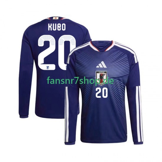 Japan fußball trikot WM 2026 Kubo 20 Herren Heim Langarm