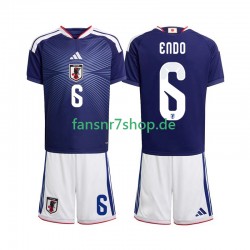 Japan fußball trikot WM 2026 Wataru Endo 6 Kinder Heim Kurzarm Japan fußball trikot WM 2026 Wataru Endo 6 Kinder Heim Kurzarm