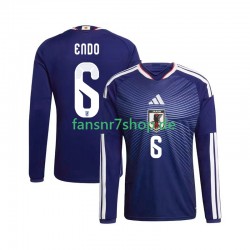 Japan fußball trikot WM 2026 Wataru Endo 6 Herren Heim Langarm
