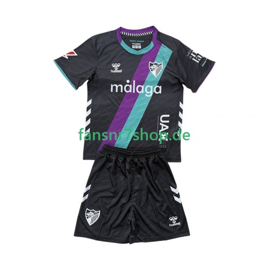 Málaga CF fußball trikot Kinder Auswärts 2025-2026 Kurzarm