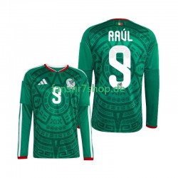 Mexiko fußball trikot WM 2026 Raul Jimenez 9 Herren Heim Langarm