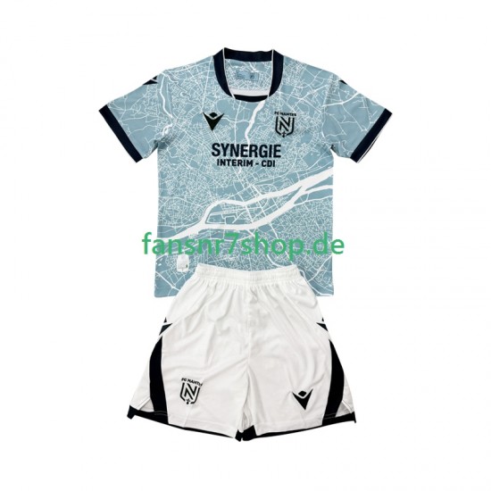 Nantes fußball trikot Kinder Auswärts 2025-2026 Kurzarm Nantes fußball trikot Kinder Auswärts 2025-2026 Kurzarm