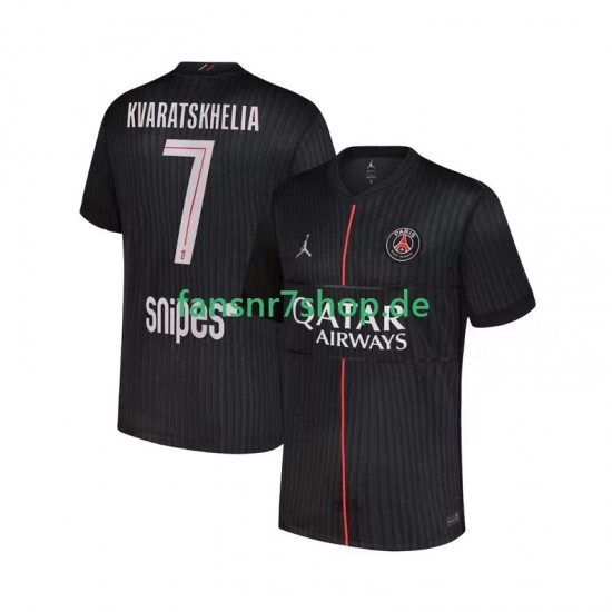 Paris Saint-Germain fußball trikot Khvicha Kvaratskhelia 7 Herren Viertes 2025-2026 Kurzarm