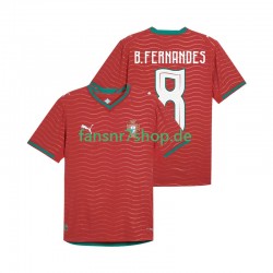 Portugal fußball trikot WM 2026 Bruno Fernandes 8 Herren Heim Kurzarm