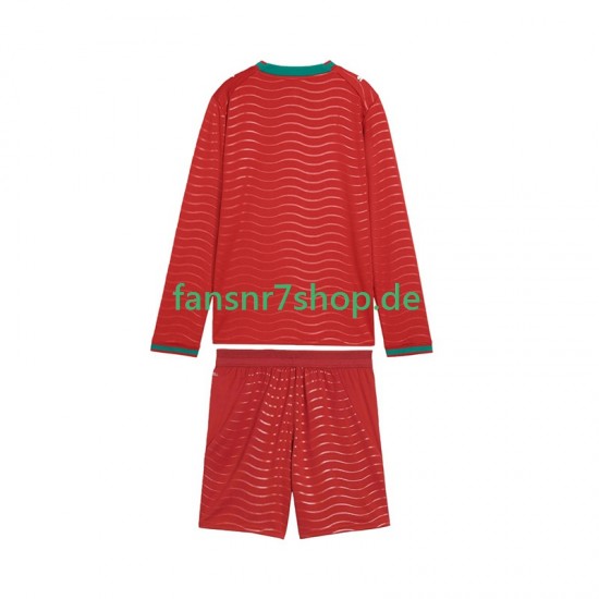 Portugal fußball trikot WM 2026 Kinder Heim Langarm
