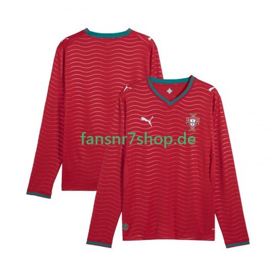 Portugal fußball trikot WM 2026 Herren Heim Langarm