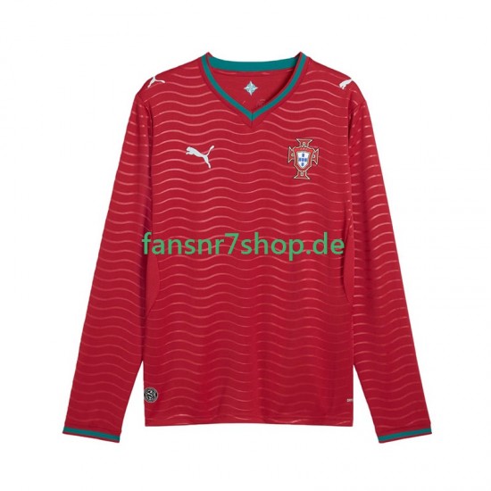 Portugal fußball trikot WM 2026 Herren Heim Langarm
