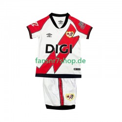 Rayo Vallecano fußball trikot Kinder Heim 2025-2026 Kurzarm